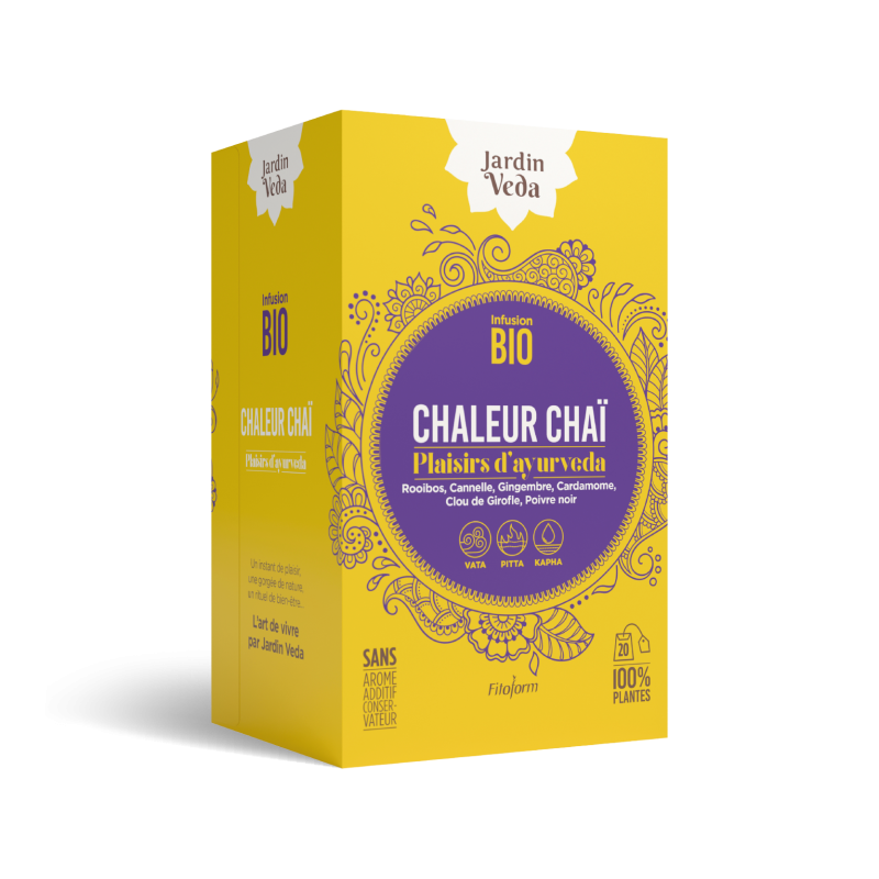 INFUSION CHALEUR CHAI BIO* - 20 infusettes